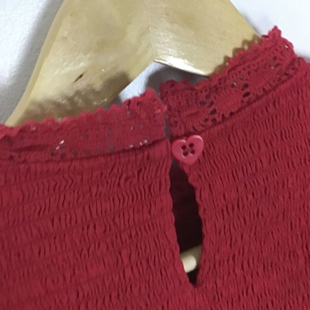 FARM RIO 3D Hearts Smocked Blouse - Picture 11 of 15